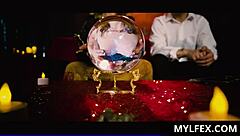 slutty fortune teller seduces young boy