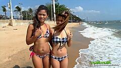 lucky tourist gets wet blowjob