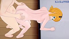 akane kurokawa and mem-cho share intense emotional connection in hentai sex