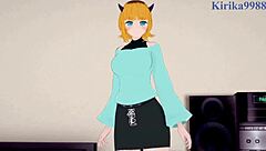 akane kurokawa and mem-cho share intense emotional connection in hentai sex