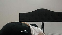 Employee fucked for money, receiving creampie and squirting orgasm on big ass