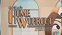 Eri-Chan Deepthroats Big Cock During Home Workout!