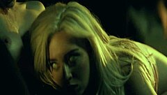 Mysterious creature turns Lexi Lore and Melody Marks into rough lesbian sex!