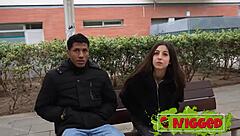 SHY SPANISH PETITE VANESA MERINO CRAVES AMAZING INTERRACIAL BLOWJOB SESSION LETS GO