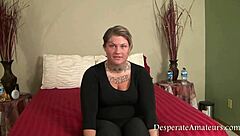 Nervous amateurs in raw casting! Desperate milf teen 18+ bbw fit first time sucking cock!