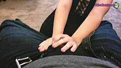 i got caught with hubby at paige steele’s dinner. she jumped in for some fun!