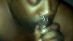 Intense Big Black Dick Blowjob Action!