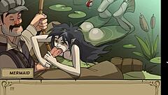 Horny Mermaid Craves Teen 18+ Virgin Ass in Witch Hunter Trainer Game