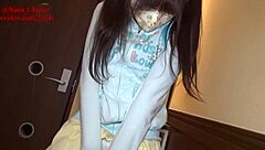 Petite Bride Nana's Embarrassing Diaper Pee Masturbation