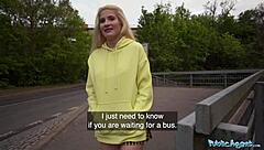 public agent stunning blonde euro babe gets a hard deep dicking