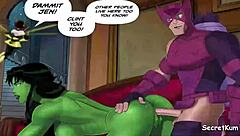 Slutty Teen 18+ in BBC GANGBANG with Pornstar Milf Cougar