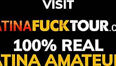 young amateur latina gets spanked in doggystyle blowjob and riding big cock first time