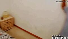 Thin masked wife fucks big black cock with oral brunette milf