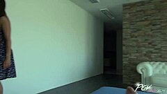 Mea Melone spreads ass in POV scene.