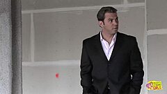 Virtual lesbians intensely eat pussy and fuck with dildo on white leather sofa.