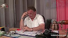 Black Slut Squirt on Casting Couch