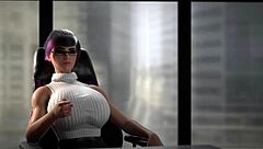 lots of anal sex and cumshots for every ass in 3d futa