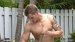 watch this lustful gay guy getting nailed outdoors with blowjob and cum