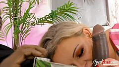 Blonde Niki Sucks Huge Dick