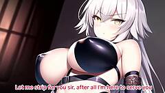 Hentai Jeanne Darc Dominates with Quick Femdom Humiliation