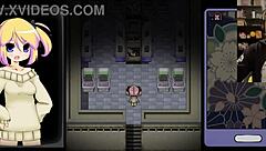 Stuck in naughty escape game with group lesbian fun