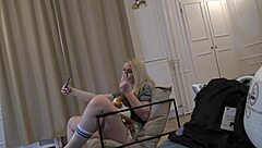 Hot Amateur Girl's Huge Cameltoe In Shorts During Casting