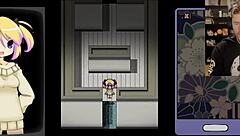 Stuck in naughty escape game with group lesbian fun