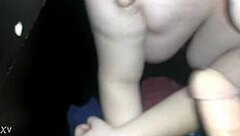 real amateur threesome mmf glory hole fucking and sucking