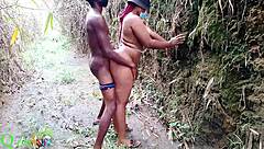 First time meeting him in the bush for outdoor sucking and doggystyle.