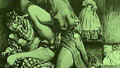 Vintage Erotic Hentai Illustration Depicts Hardcore Scenes