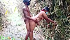 First time meeting him in the bush for outdoor sucking and doggystyle.