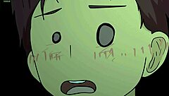 terrified guy fucks momo in wild hentai cartoon parody night