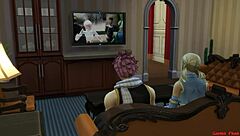 lucy begs natsu to fuck her huge tits in fairy tail hentai