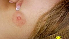 Hot teen student boldly displays her perfect body in intense 4k casting session