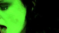 Intense outdoor anal threesome with double penetration for the curvy slut