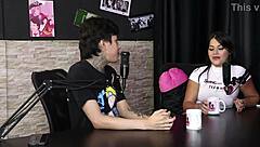 dj rafa loira and mateus hwang discuss open relationships and swing houses in sheer red lingerie