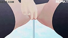 女巨人女仆施缩小魔法玩弄小人