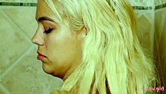 Adorable Blonde Showers