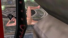 Wow! Animated 3d cartoon hentai of beautiful indian girl fingering pussy and masturbating with cucumber!