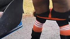 Gay Couple Inserts Tampon Then Gargles Pee