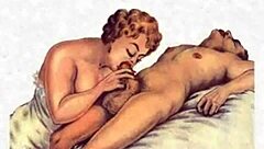 Vintage erotic drawings of antique cartoons
