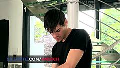 anal sex with french blonde model in doggystyle during photoshoot 😍