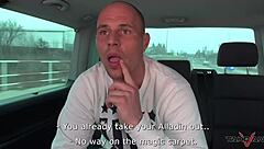 Shy gypsy girl GRABBED on street for PUBLIC COCKRIDE!