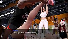 Kate 17's Public Outdoor Hentai Fitness Sex!