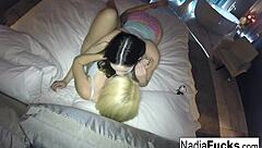 Nadia White and Jenna engage in intense lesbian sex with oral and big tits.
