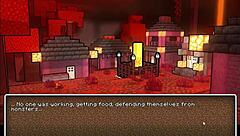 Hornycraft Parody Hentai Game Pornplay Ep 47 Piglin Happy Ending With Cute Teen 18+ Tits And Monster Cock