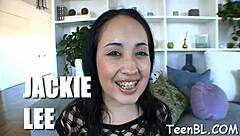 gorgeous teen rubs her pussy 😏