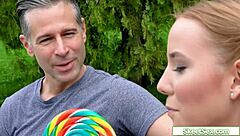 Hungarian Teen With Braces Fucked By Neighbor