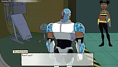 enjoying blackfire’s wild moves in 18titans part 21 hentai game