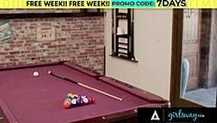 Pretty Redhead Madi Collins Learns Muff Diving and Clit Stimulation from Kimmy Kimm in Wet Lesbian Scene